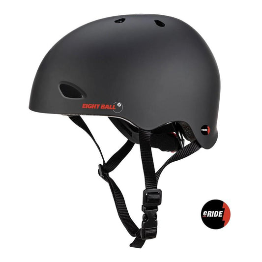 Eight Ball E-Lite Helmet with LED Black Matte-קסדה